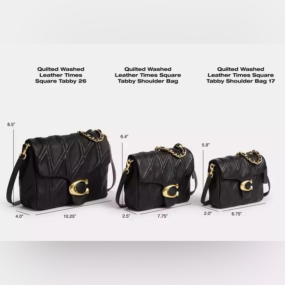 NWT COACH Tabby Times Square Shoulder Bag 26 With Quilting - Picture 14 of 14